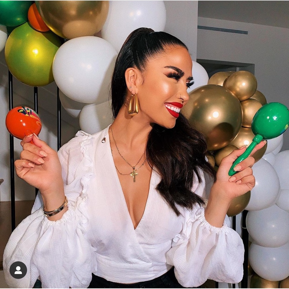Starlow balloon sleeve top